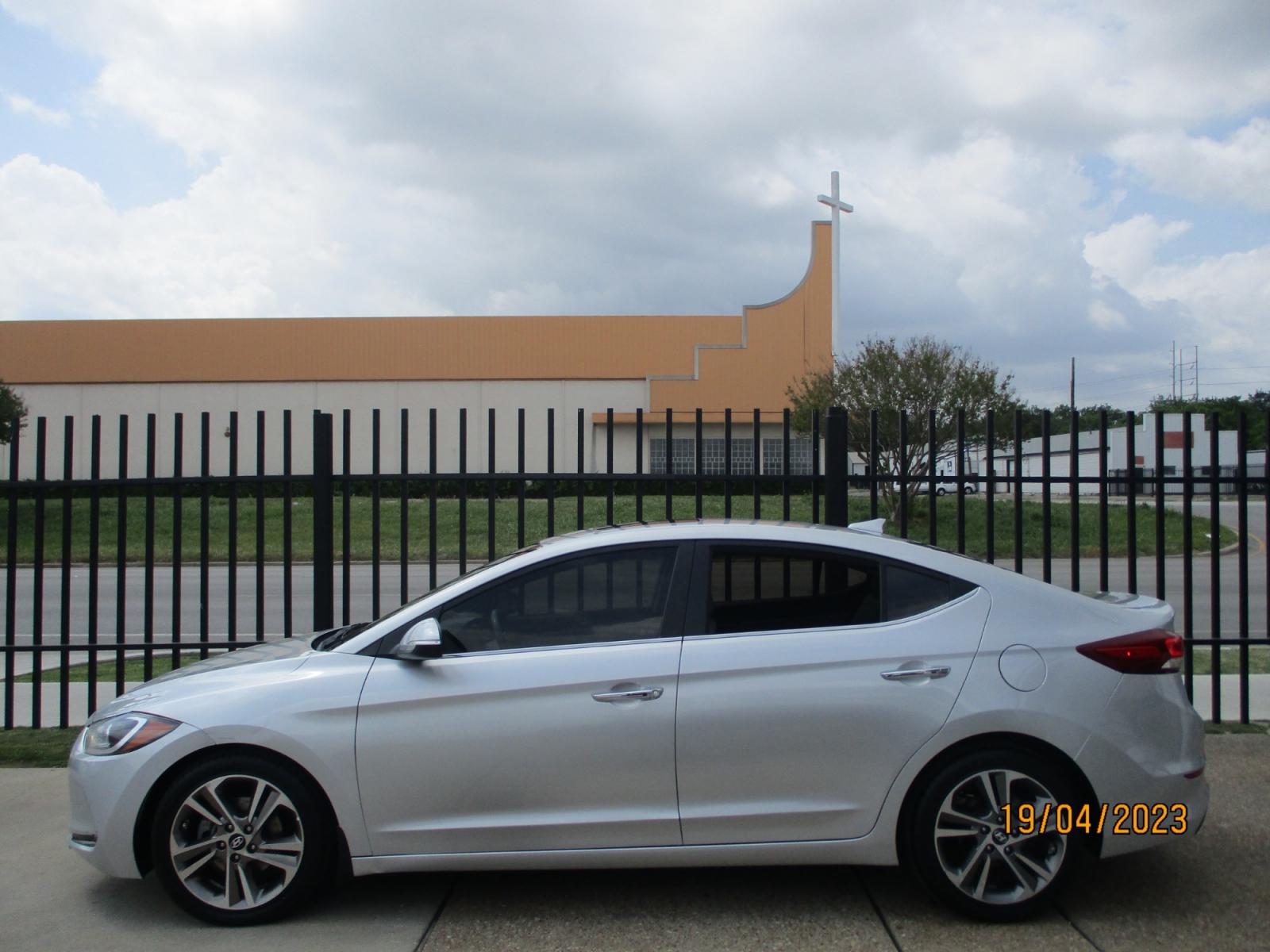 2017 Hyundai Elantra Limited (5NPD84LF8HH) with an 1.8L L4 DOHC 16V engine, 6A transmission, located at 2001 E. Lancaster, Ft. Worth, 76103, (817) 336-7000, 32.746181, -97.301018 - Photo #0