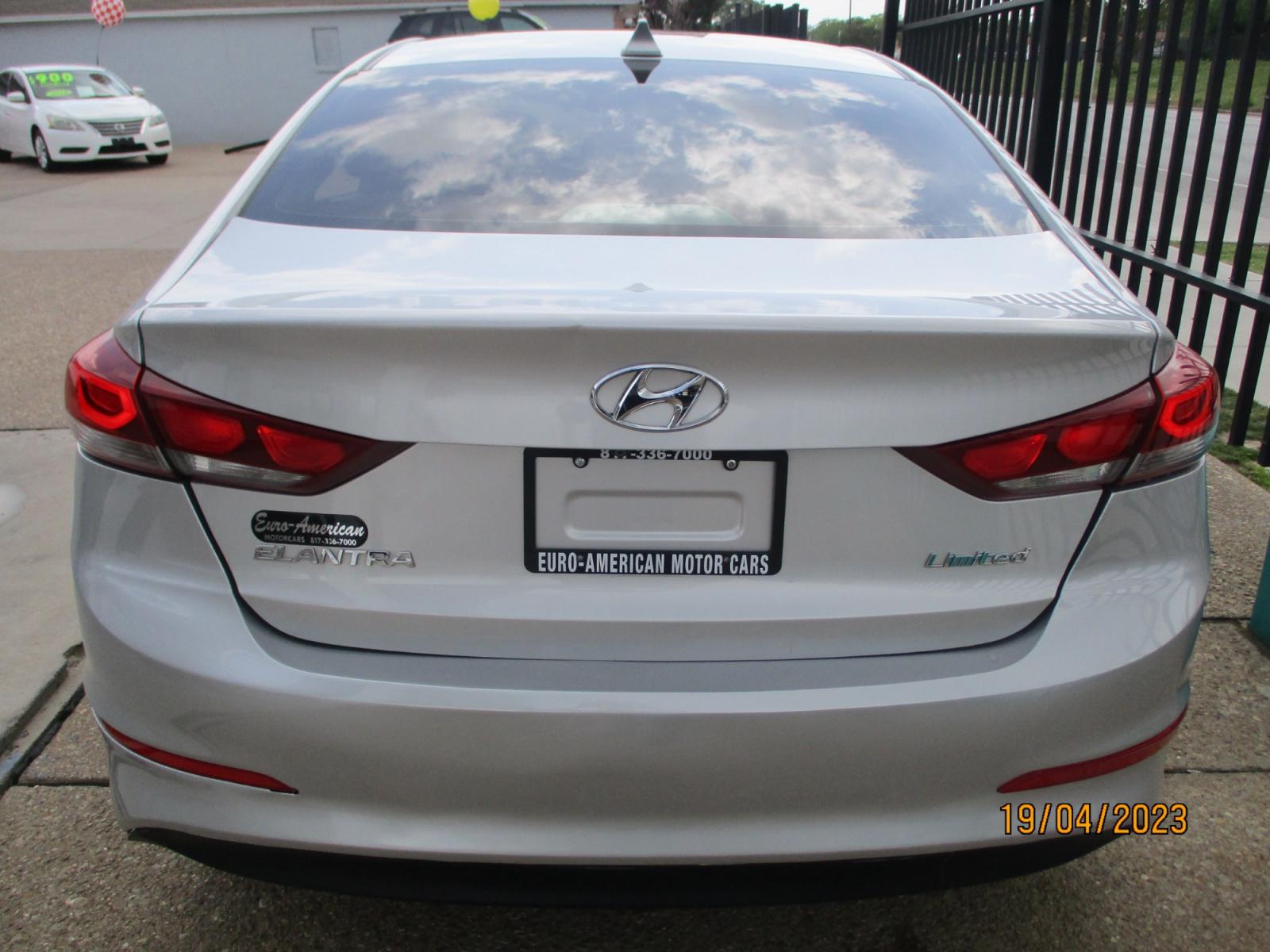 2017 Hyundai Elantra Limited (5NPD84LF8HH) with an 1.8L L4 DOHC 16V engine, 6A transmission, located at 2001 E. Lancaster, Ft. Worth, 76103, (817) 336-7000, 32.746181, -97.301018 - Photo #6