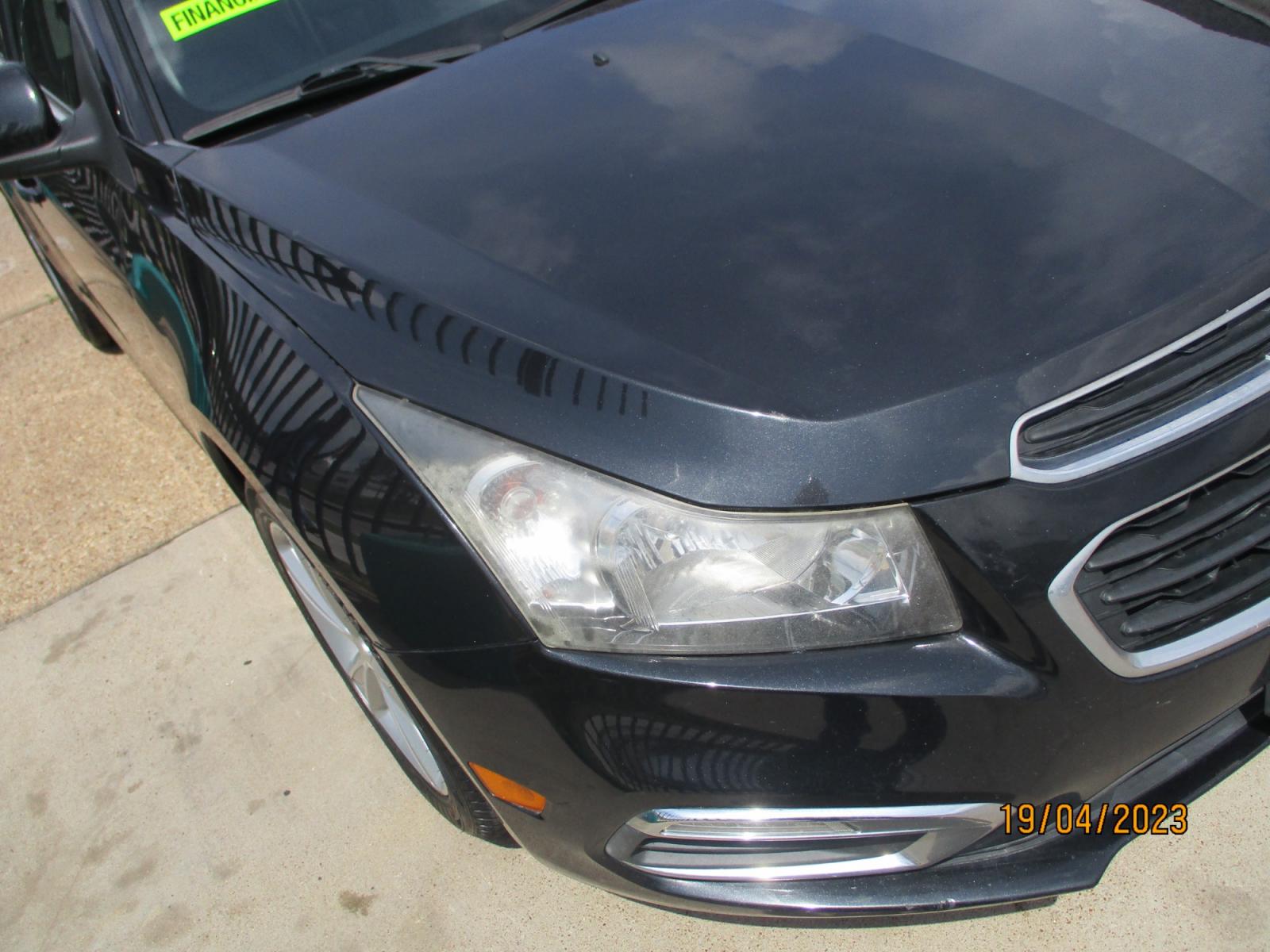 2015 BLACK Chevrolet Cruze 2LT Auto (1G1PE5SB3F7) with an 1.4L L4 DOHC 16V TURBO engine, 6-Speed Automatic transmission, located at 2001 E. Lancaster, Ft. Worth, 76103, (817) 336-7000, 32.746181, -97.301018 - Photo #2