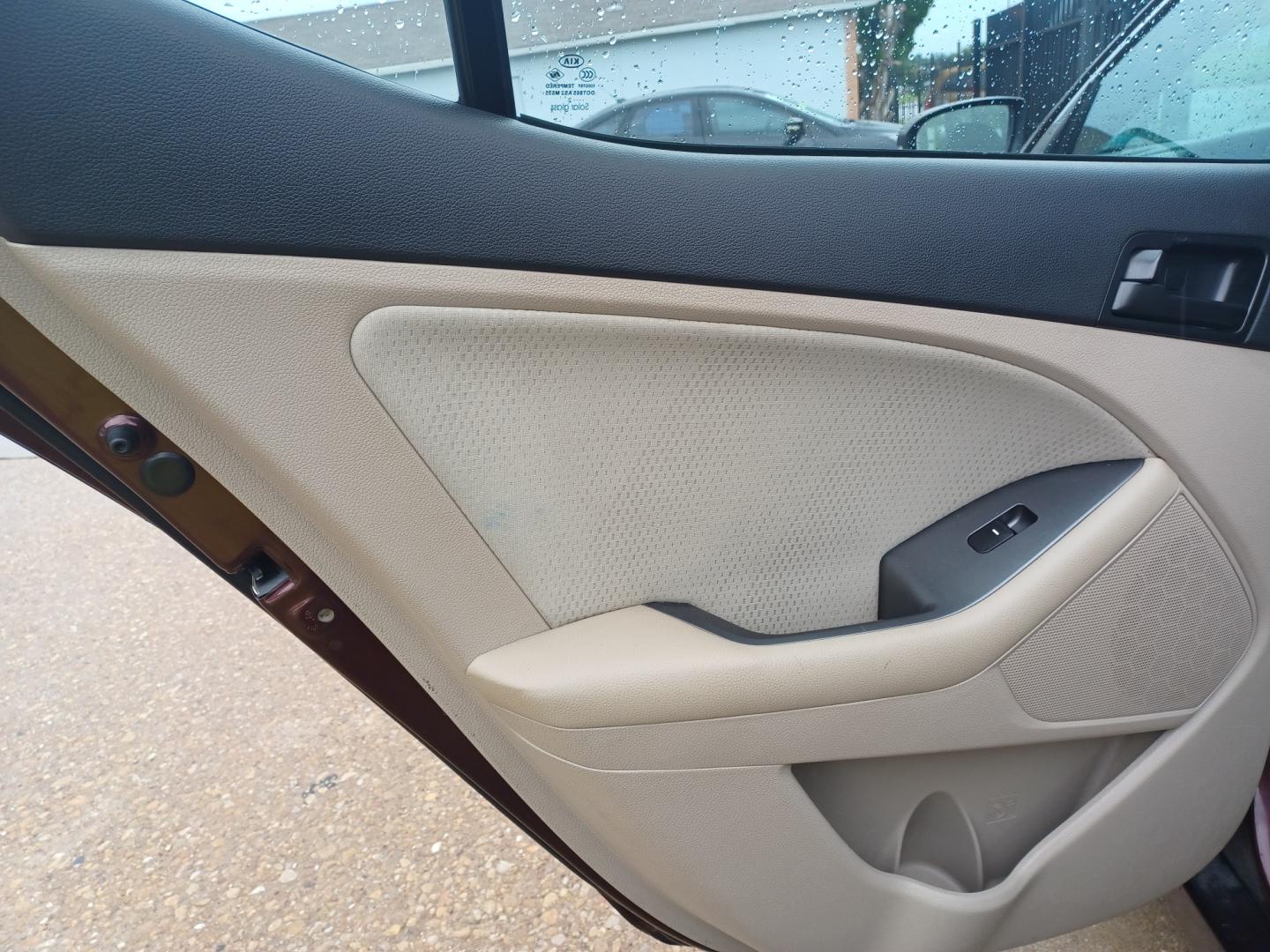 2013 MAROON Kia Optima LX MT (5XXGM4A72DG) with an 2.4L L4 DOHC 16V engine, 5-Speed Manual transmission, located at 2001 E. Lancaster, Ft. Worth, 76103, (817) 336-7000, 32.746181, -97.301018 - Photo#18